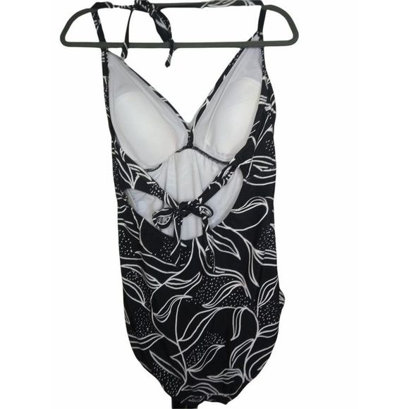 Isabel Maternity by Ingrid & Isabel Floral Print Halter Swimsuit - Picture 2 of 5